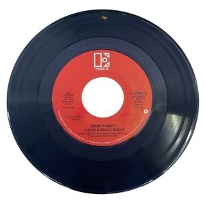 Eddie Rabbitt‎ 45 RPM Vinyl Single I Love A Rainy Night/Short Road To Love